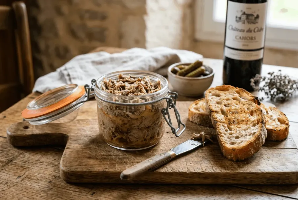 Rillette de canard 100%